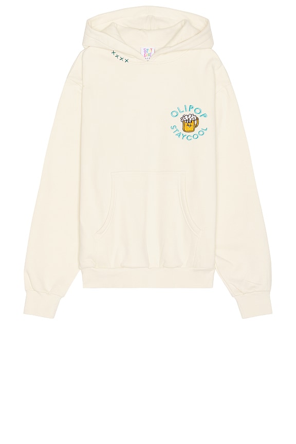 view 2 of 5 SWEAT À CAPUCHE in Cream