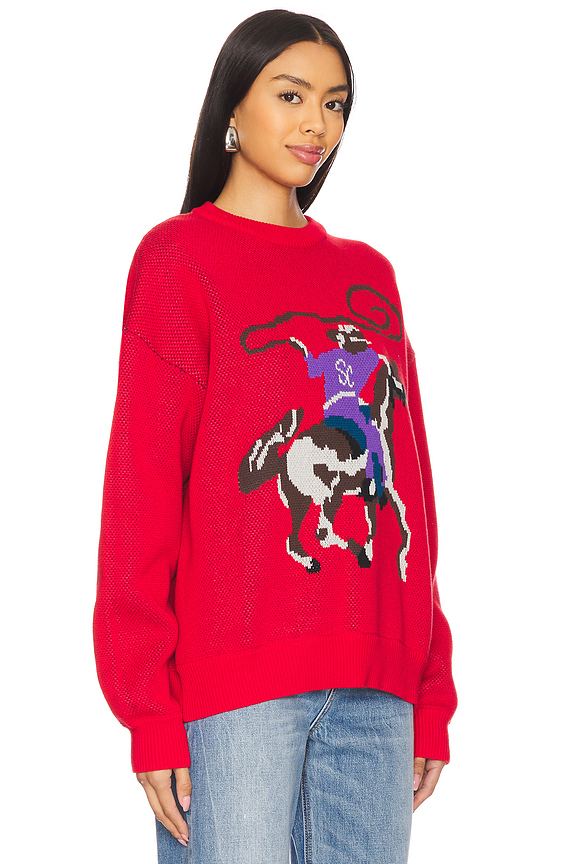 view 2 of 4 PULL RODEO KNIT in Marlboro Red