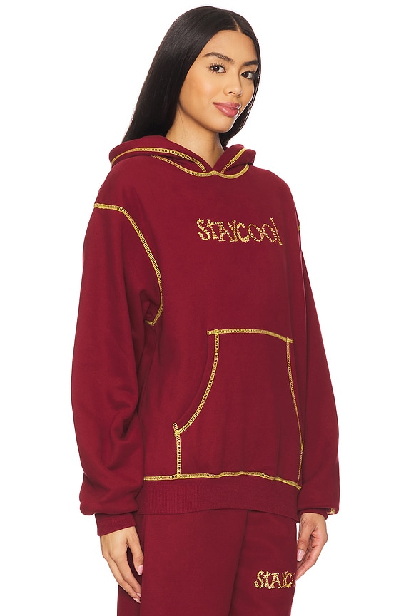 view 2 of 4 STAR パーカー in Maroon
