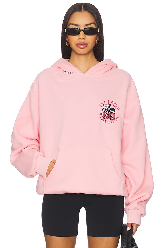 view 2 of 5 x OLIPOP Cherry Vanilla Hoodie in Pink