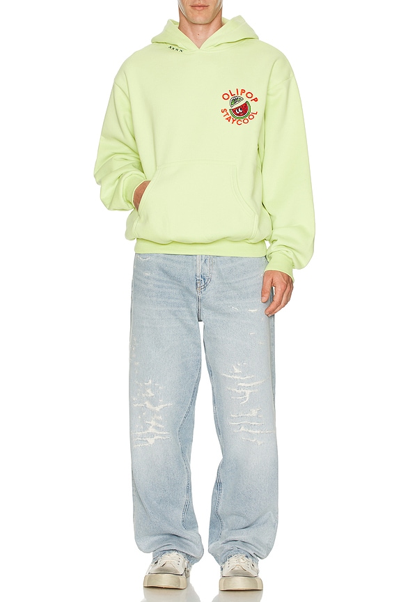 view 2 of 5 SWEAT À CAPUCHE in Light Green