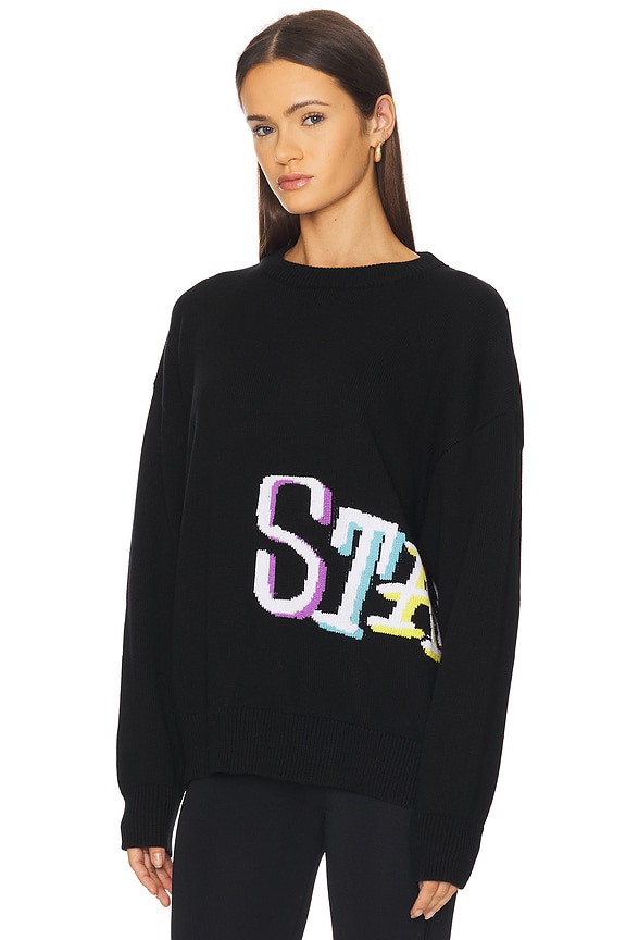 view 2 of 4 Tribal Wrap Knit Sweater in Black