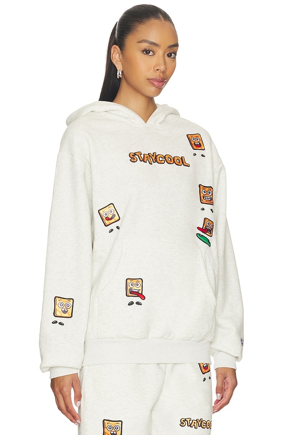 view 2 of 6 x Cinnamon Toast Crunch All Over Character Hoodie in Heather Grey