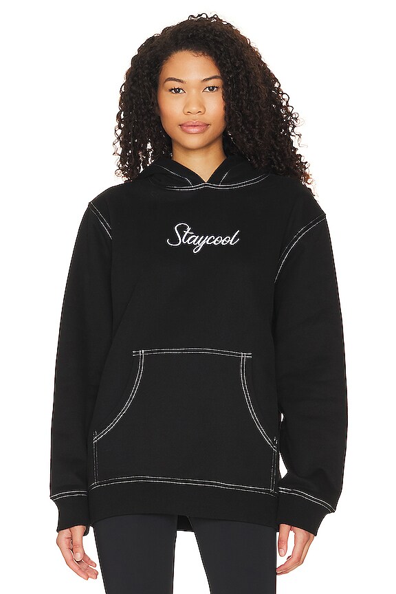 view 1 of 4 Script Hoodie in Black