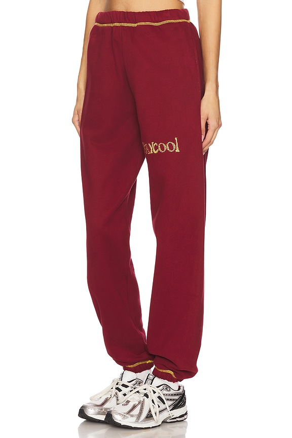 view 2 of 6 STAR スウェットパンツ in Maroon