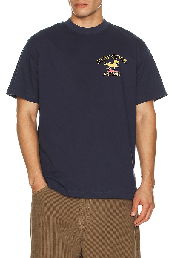 view 1 of 4 Racing T-Shirt in Navy
