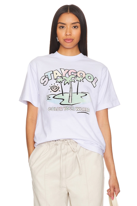 view 2 of 5 ФУТБОЛКА WATERCOLOR in White