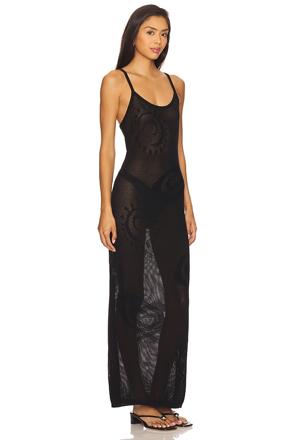 view 2 of 4 Milenia Midi Dress in Black