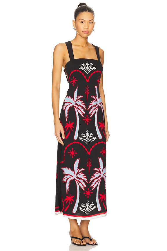 view 2 of 3 Florence Midi Dress in Cabanna Black