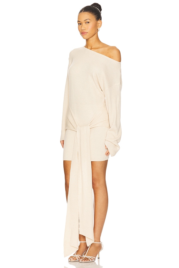 view 2 of 3 Himari Knit Mini Dress in Sand