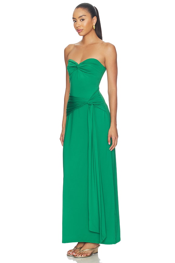 view 2 of 3 ROBE MAXI TOULOUSE in Green