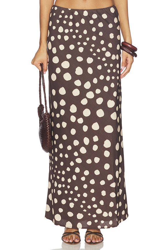 view 1 of 6 FALDA BILLIE in Chocolate Pebble