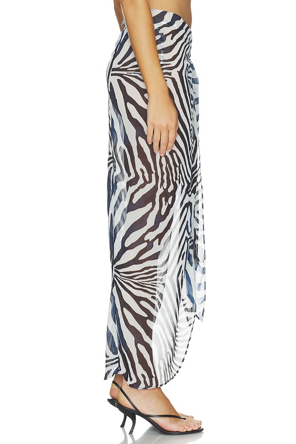 view 2 of 6 JUPE LONGUE XYLA in Sahara Black
