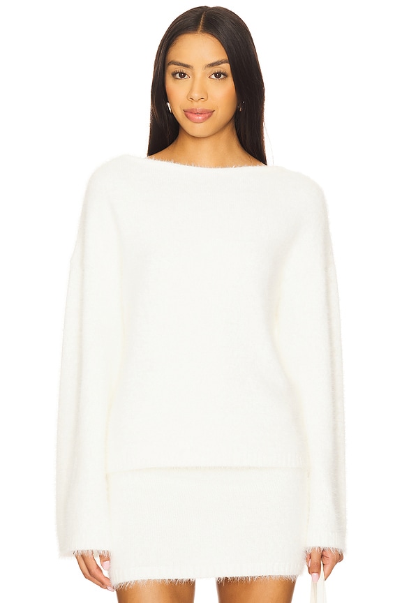 view 2 of 4 Mikayla Long Sleeve Top in White