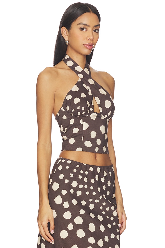 view 2 of 4 Billie Top in Chocolate Pebble