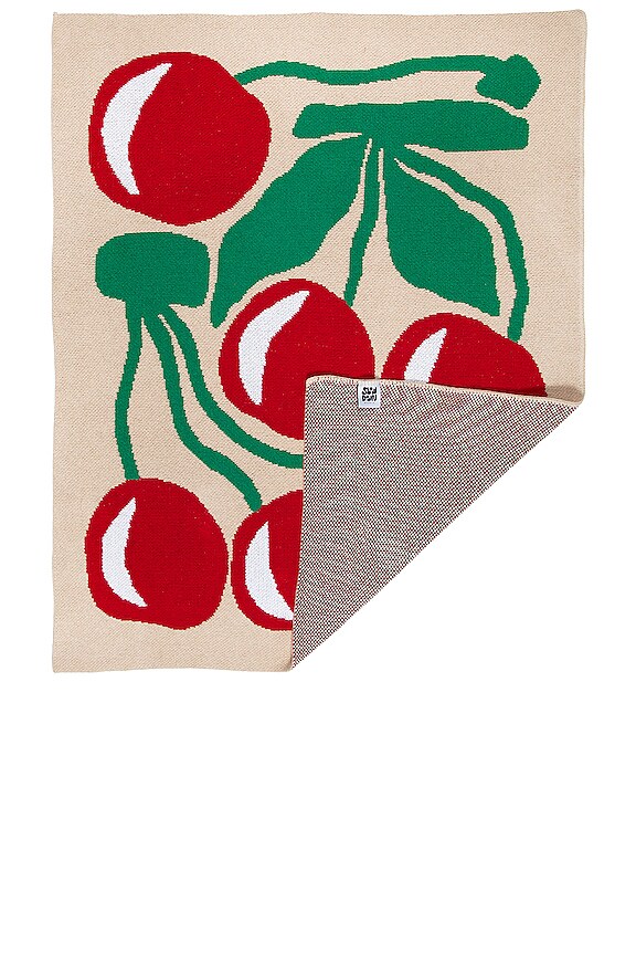 view 2 of 4 Cherries Mini Blanket in 