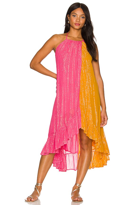 view 2 of 5 ROBE MI-LONGUE ALICE in Marbella Bicolor