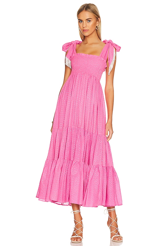 view 2 of 5 Jade Maxi Dress in Saint Barth Neon Pink