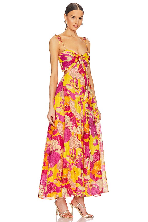 view 2 of 4 VESTIDO MAGDA in Flowers Print
