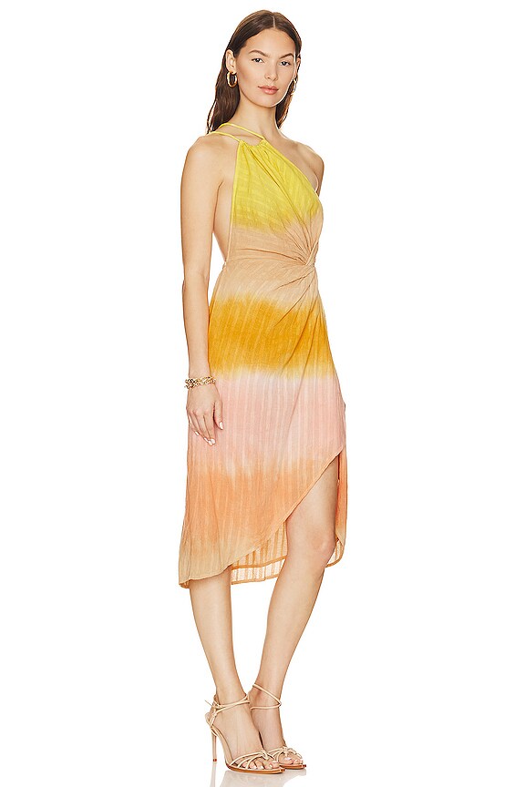 view 2 of 3 VESTIDO CELIA in Tie Dye Peach