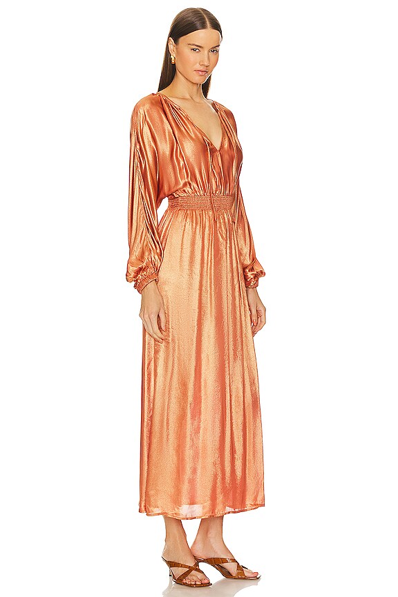 view 2 of 3 Tianna Dress in Torina Terracotta