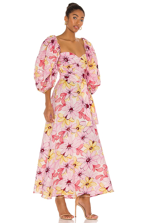 view 2 of 4 Emilia Dress in Riviera Linen