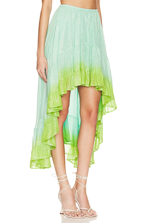 view 2 of 5 JUPE CELESTE in Marbella Tie Dye Pool Lime