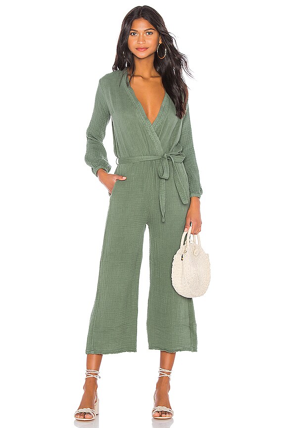 view 1 of 3 Belted Jumpsuit in Loden