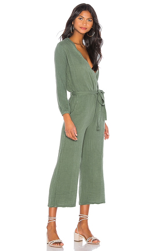 view 2 of 3 Belted Jumpsuit in Loden