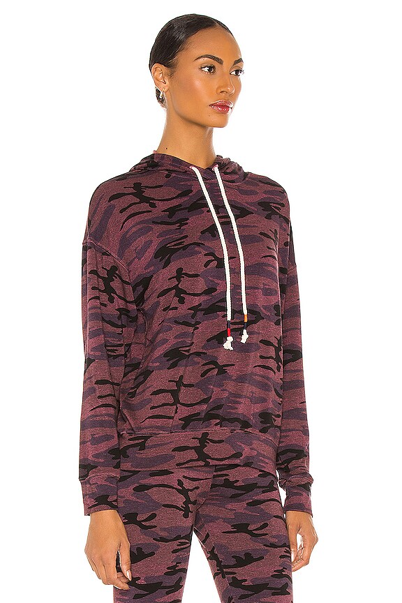 view 2 of 4 Camo Boyfriend Hoodie in Plum
