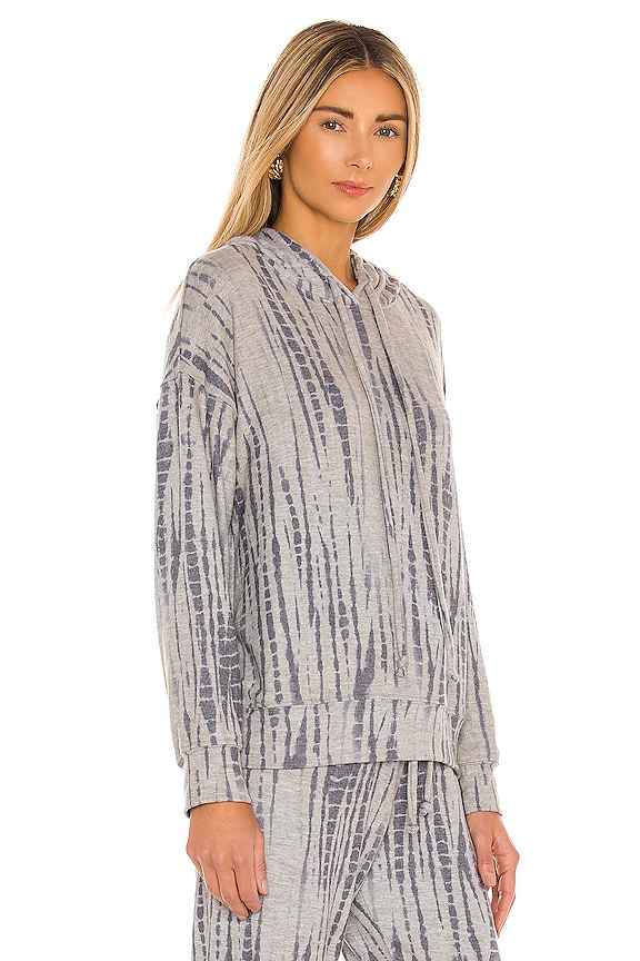view 2 of 4 Shibori Cozy Hoodie in Heather Grey
