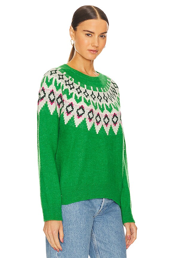 view 2 of 4 Fairisle Sweater in Jade