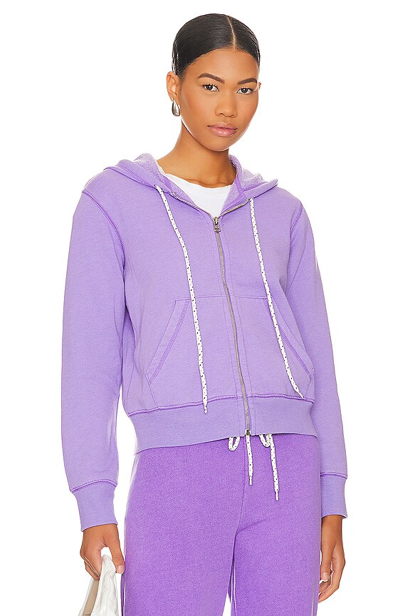 view 2 of 5 지퍼 후디 in Amethyst