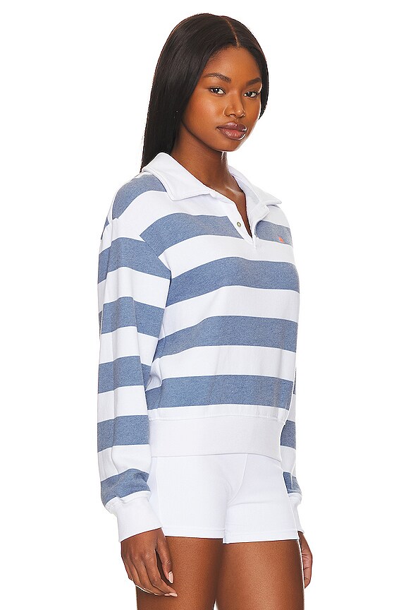 view 2 of 4 Sail Collar Sweatshirt in White