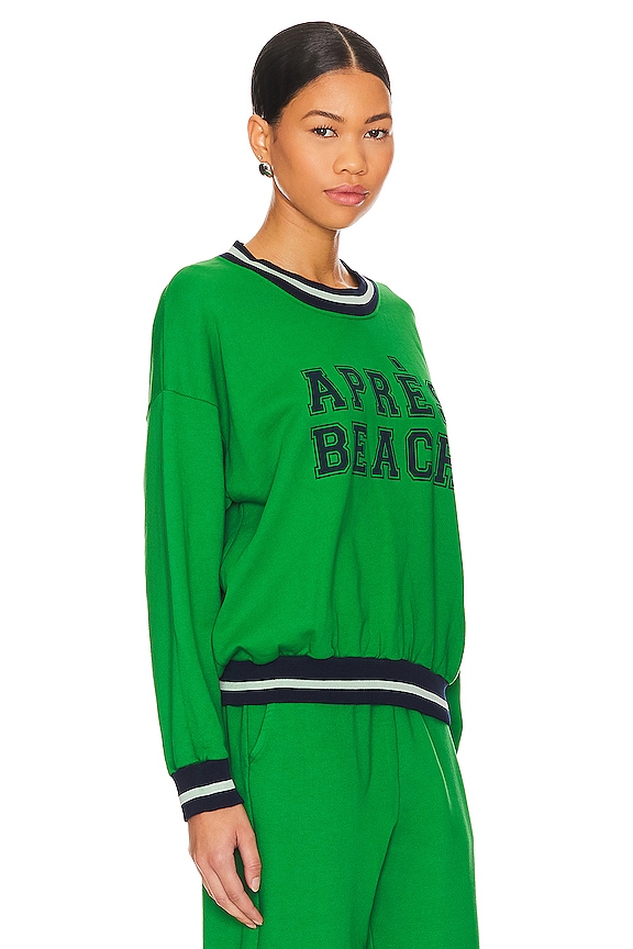 view 2 of 4 Aprs Beach Sweatshirt in Herb Green