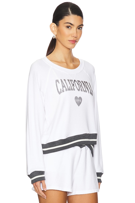 view 2 of 4 Heart Cali Sweatshirt in Optic White