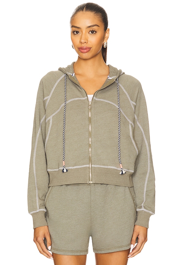 view 2 of 5 Horizon Zip Hoodie in Fern