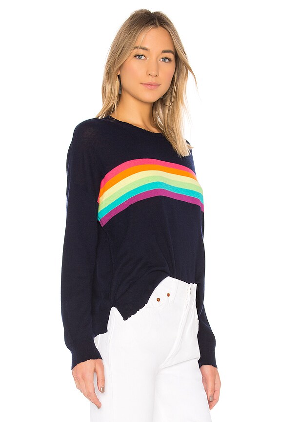 view 2 of 4 PULL RAINBOW STRIPES in Navy