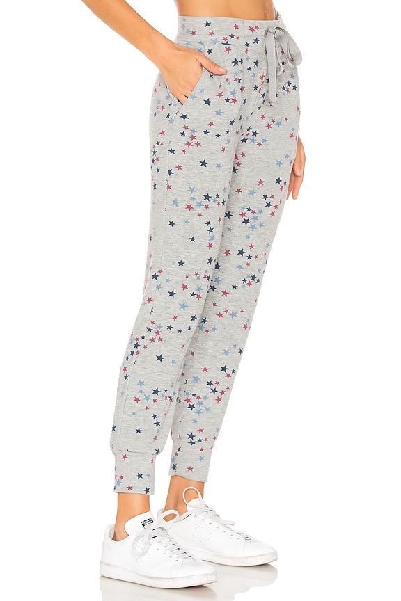 SUNDRY Stars Jogger Pants in Heather Grey | REVOLVE