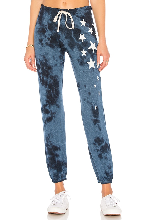 view 1 of 4 Scattered Stars Sweatpants in Navy Tie Dye