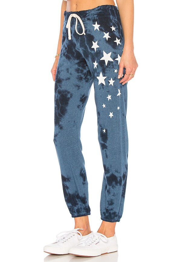 view 2 of 4 Scattered Stars Sweatpants in Navy Tie Dye