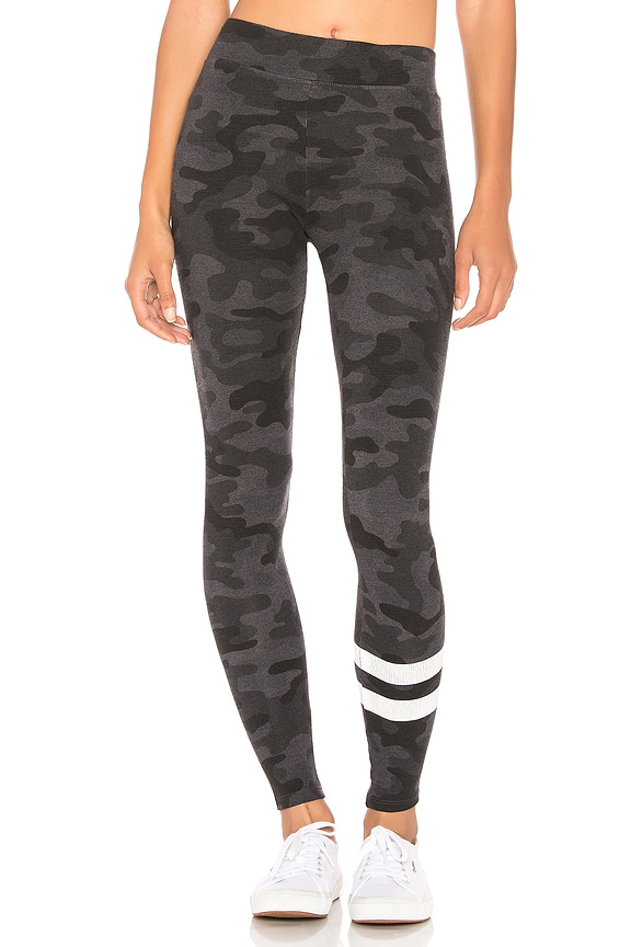 view 1 of 4 Stripes Camo Yoga Pant in Charcoal