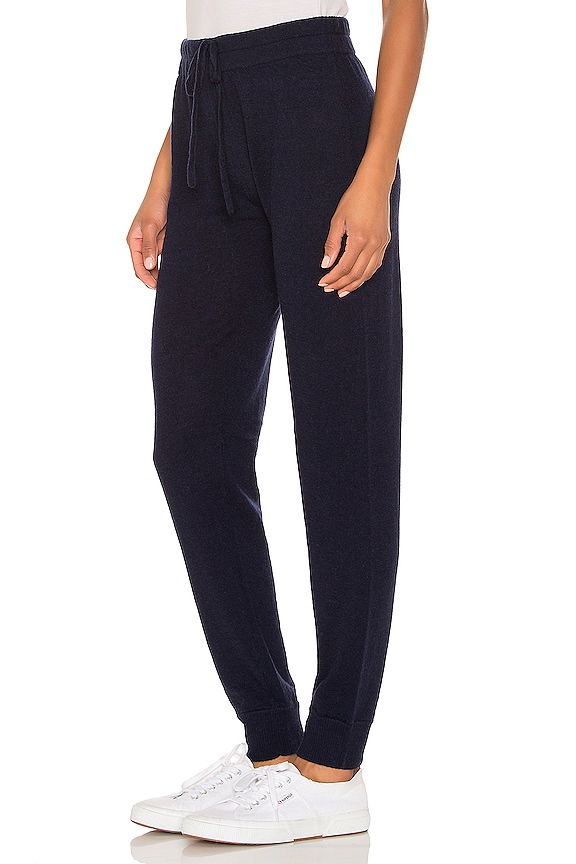 view 2 of 4 Side Stars Cozy Cashmere Blend Sweatpants in Navy