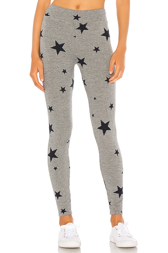 view 1 of 4 Stars Yoga Pant in Heather Grey