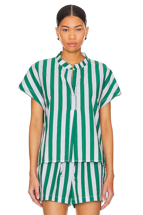 view 2 of 5 Popover Top in Herb Green
