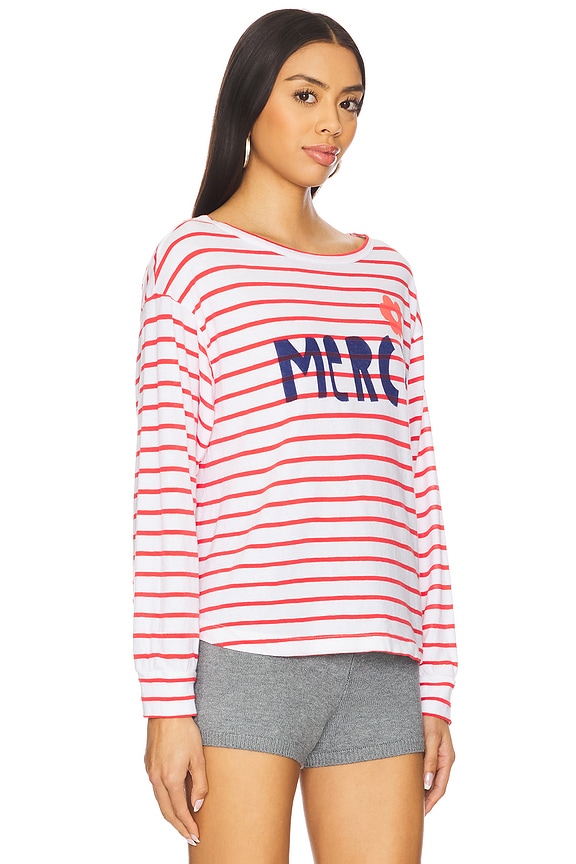 view 2 of 5 Merci Crew Pullover in Optic White