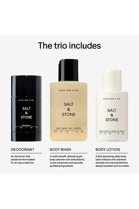 view 2 of 9 SET DE PERFUME BLACK ROSE & OUD MINI TRIO in 