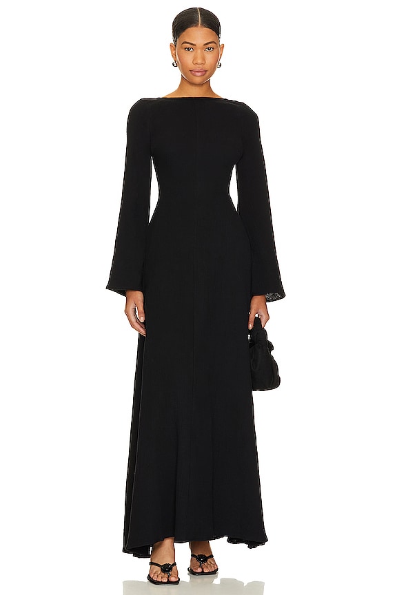 view 2 of 3 MAXIVESTIDO DAHLIA in Black