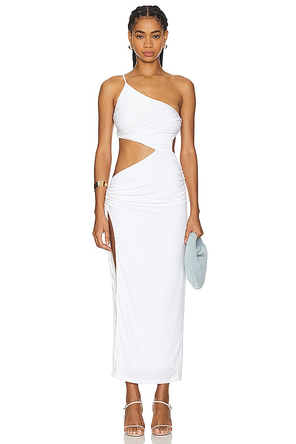 view 2 of 5 Nera Cutout Maxi Dresss in White