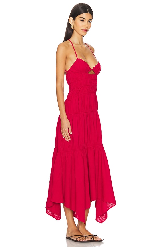 view 2 of 3 x REVOLVE Tahlia Dress in Cherry Red